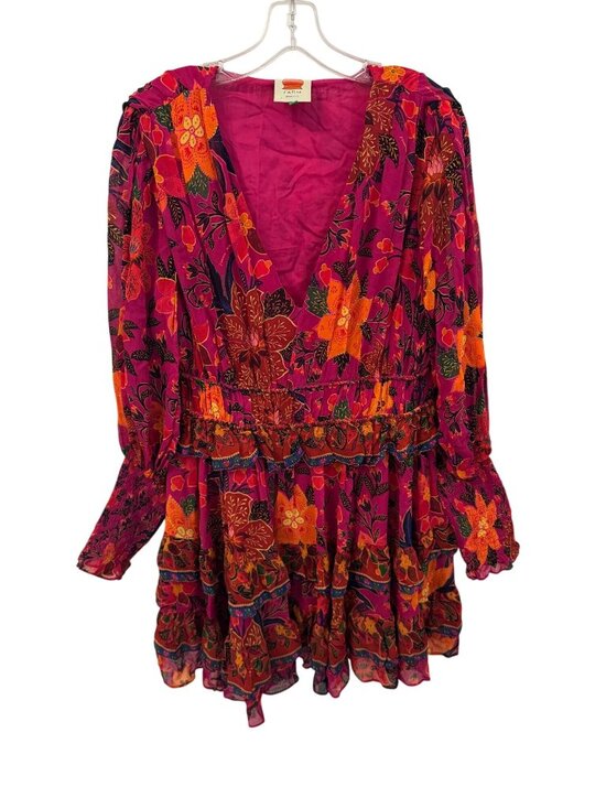 FARM Rio Dresses & Skirts - Farm Rio long sleeve floral dress size Large
